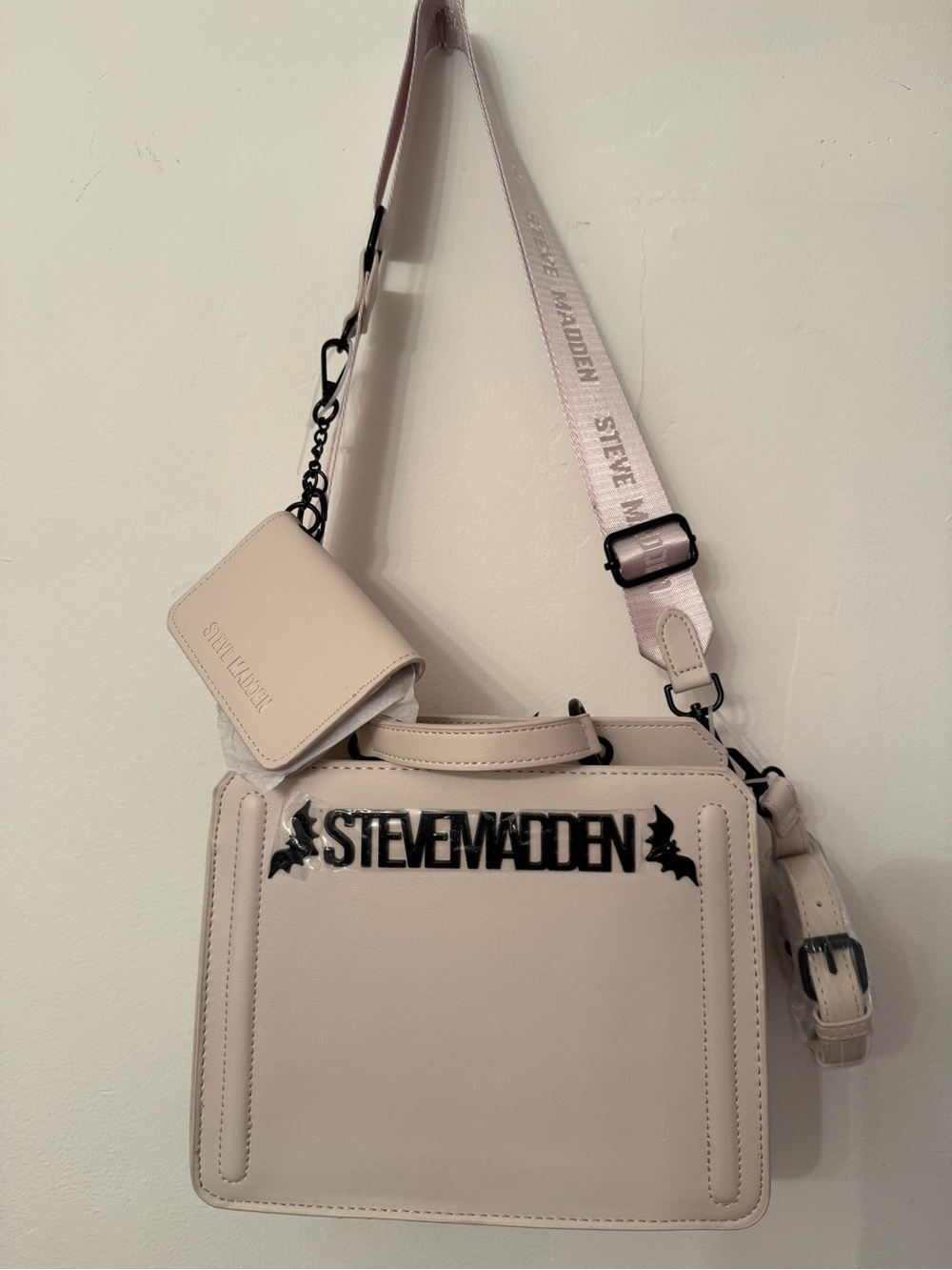 Steve Madden Halloween Bats Crossbody Bag with Wallet